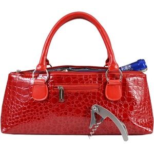 NWOT Red Wine Clutch Bag